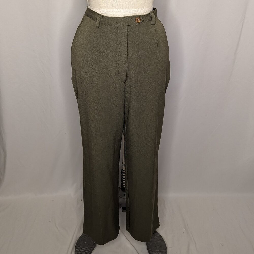 Sag Habor Petite Green Trousers